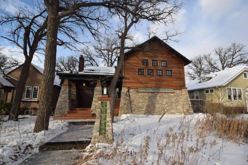 The remodelled Arts and Crafts-inspired home catches your eye the instant you see it.