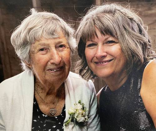 SUPPLIED 
                                Irene Bergthorson and her daughter Trina.