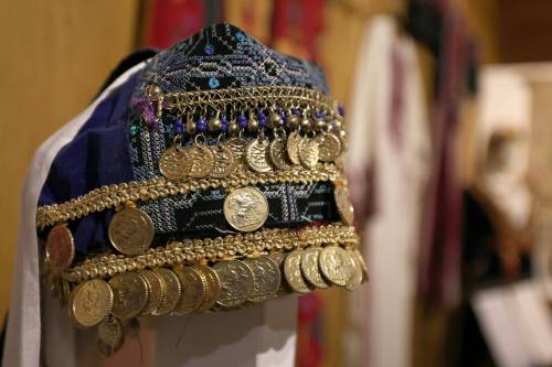 Ruth Bonneville / Free Press
                                The first floor of the exhibition holds an archive of Palestinian material culture.