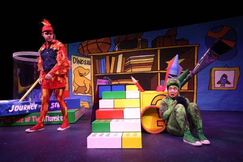 Leif Norman photo
                                Samuel Benson (left) plays Birdy and Hera Nalam plays Tad in Anika Dowsett&rsquo;s MTYP debut.