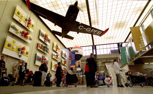 WAYNE GLOWACKI / WINNIPEG FREE PRESS files
                                Departures and Arrivals is set within the old Winnipeg International Airport.