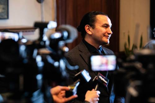 MIKAELA MACKENZIE / FREE PRESS
                                Manitoba Premier Wab Kinew