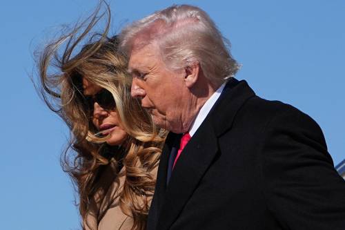Matt Rourke / the associated press FILES
                                U.S. President Donald Trump, shown here with first lady Melania Trump, is mired in a mess that he created for himself, columnist Gwynne Dyer points out.