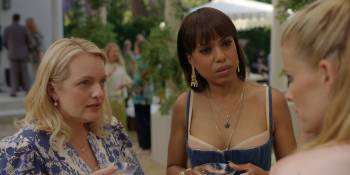 Apple TV
                                From left: Elisabeth Moss, Kerry Washington and Kate Mara play best friends in Imperfect Women, premièring Wednesday.