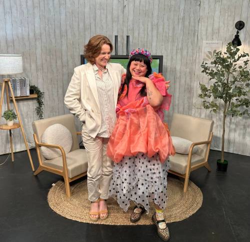 SUPPLIED 
                                Jayne Trimble has interviewed a number of Manitobans on The Empower Women Show, including Winnipeg-based clothing designer Miriam Delos Santos (right).