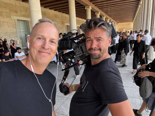 Merit photo
                                Jeff Newman (left) is the director of Athens: Birth of Democracy, co-produced by Winnipeg&rsquo;s Merit Motion Pictures for CBC&rsquo;s Nature of Things.