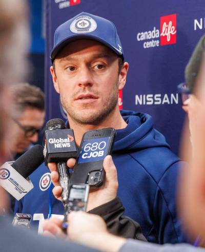 MIKE DEAL / FREE PRESS
                                Winnipeg Jets forward Jonathan Toews played all 82 games this season in his return to the league after past health issues related to COVID-19.