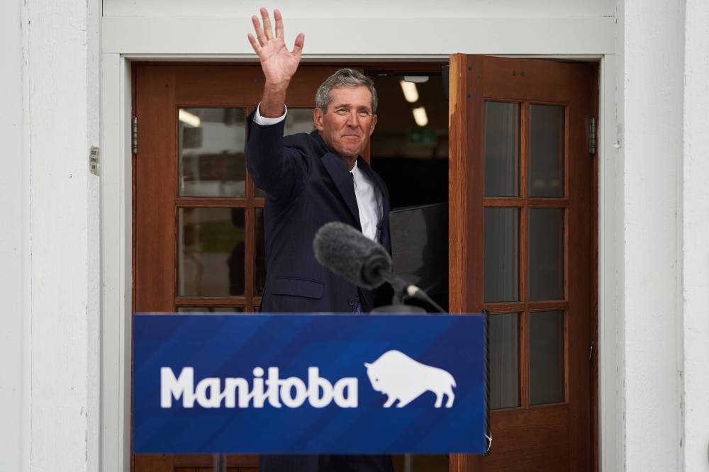 DAVID LIPNOWSKI / THE CANADIAN PRESS FILES
                                Former premier Brian Pallister is among 12 Manitobans in line to receive the Order of Manitoba this year.