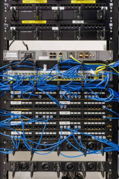 MIKE DEAL / FREE PRESS
                                A network server