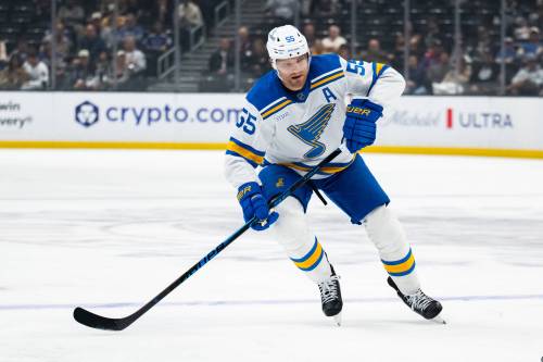 Kyusung Gong / THE ASSOCIATED PRESS FILES
                                St. Louis Blues defenceman Colton Parayko has already partnered with Winnipeg Jets defenceman Josh Morrissey at the 4 Nations Face-Off and the 2026 Olympics.