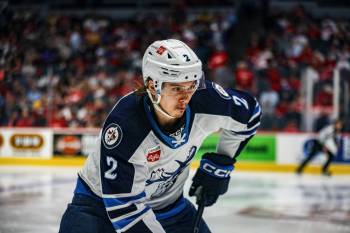 Nicolas Carrillo Photo
                                Manitoba Moose defenceman Tyrel Bauer was named the winner of the Yanick Dupré Memorial Award for the 2025-26 AHL season on Tuesday.