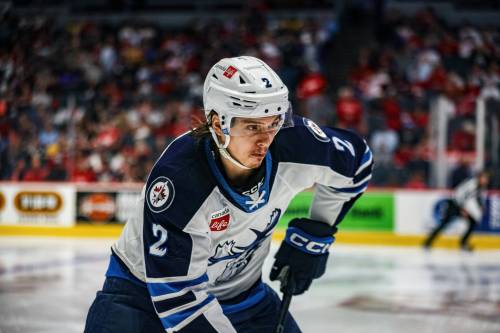Nicolas Carrillo Photo
                                Manitoba Moose defenceman Tyrel Bauer was named the winner of the Yanick Dupré Memorial Award for the 2025-26 AHL season on Tuesday.