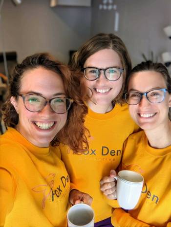 Fox Den photo
                                From left: Sarah Feutl, Jessy Ardern and Carmen Osaho are the Fox Den Collective.