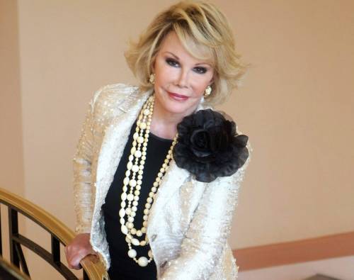 Lionel Cironneau / The Associated Press Files
                                Late comedian Joan Rivers was born on this day in 1933.