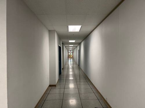 Russell Wangersky/Free Press
                                The long hall on the third floor of the Free Press building on Mountain Avenue.