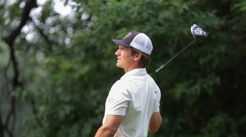 Ruth Bonneville / FREE PRESS FILES
                                Breezy Bend&rsquo;s Braxton Kuntz is proud of his efforts despite narrowly missing the U.S. Open cut off early this week at the tournament qualifier.