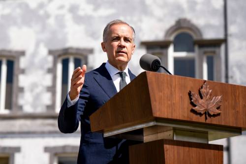 CHRISTOPHER KATSAROV / THE CANADIAN PRESS
                                Prime Minister Mark Carney