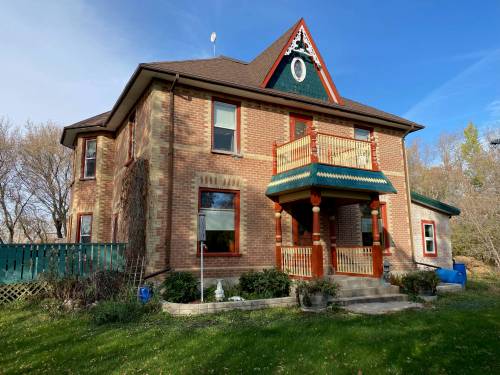Supplied
                                The Browns&rsquo; century-old home before the tornado hit.