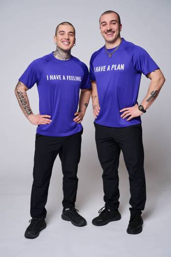Supplied by Amazing Race Canada
                                The Regnier brothers (Sebastien, bottom, and Sacha) came out of their Amazing Race Canada experience closer than ever.