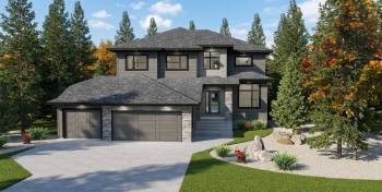 Illustration
                                The thoughtfully designed two-storey home is spacious and functional.