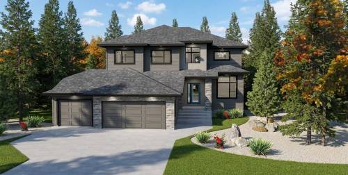 Illustration
                                The thoughtfully designed two-storey home is spacious and functional.