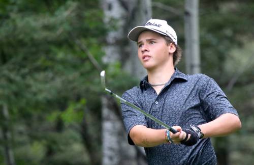Thomas Friesen / Brandon Sun files
                                Brandon&rsquo;s Hunter Oakden is just two shots behind current leader Adam Blair after the first round at the Manitoba Junior Championship.