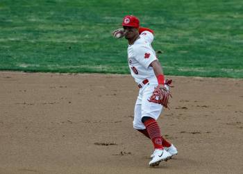 JOHN WOODS / FREE PRESS FILES
                                Winnipeg Goldeyes shortstop Ray-Patrick Didder has been leading an offence that has managed to snap out of its early-season cold streak.