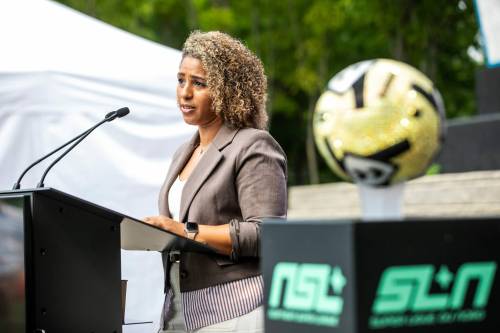MIKAELA MACKENZIE / FREE PRESS
                                Northern Super League Team co-founder Desiree Scott