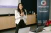 SUPPLIED 
                                Marlow co-founder Nadia Ladak pitches the Toronto-based startup to Women&rsquo;s Equity Lab Manitoba investors in Winnipeg last month. Right: A selection of Marlow period care products.