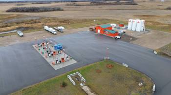 supplied 
                                UFA Co-operative Ltd. is building its first Manitoba site in Portage la Prairie at 105 Poplar Bluff Rd. The new hub should look similar to its site in Moose Jaw (pictured), UFA says.