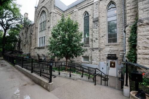 Oak Table, a homeless drop-in shelter, rents space at Augustine United Church. (John Woods / Free Press)