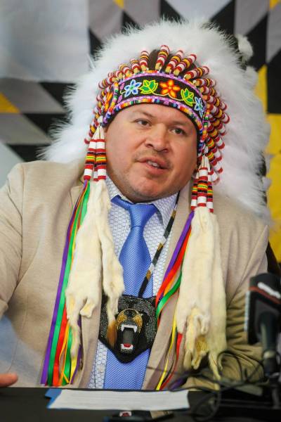 MIKE DEAL / FREE PRESS FILES
                                Grand Chief Jerry Daniels of the Southern Chiefs Organization says the existing funding formula is at a crisis point.