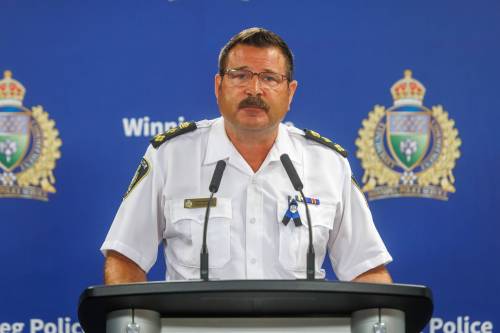 MIKE DEAL / FREE PRESS FILES
                                Winnipeg Police Chief Gene Bowers