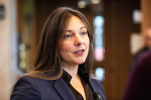 MIKAELA MACKENZIE / FREE PRESS
                                After serving as a school trustee for four years, Sherri Rollins was first elected to council in 2018.