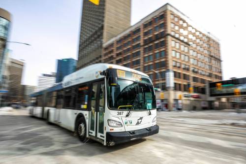 MIKAELA MACKENZIE / FREE PRESS FILES
                                A Winnipeg Transit bus driver is recovering after a passenger stabbed him in the leg with a syringe.