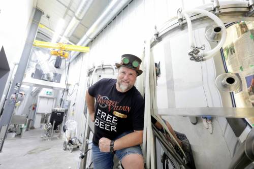 Ruth Bonneville / Free Press 
                                Scott Tackaberry, owner of Dastardly Villain Ale Works