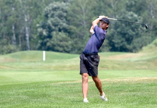 Thomas Friesen / BRANDON SUN FILES
                                Evan Nachtigall sits alone on top of the Canadian Men&rsquo;s Mid-Amateur championship at 17-under through 54 holes Thursday. The Brandon product would be the first Manitoban to win the national title since Todd Fanning in 2017.