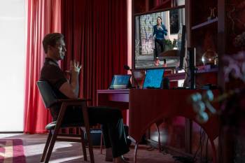 Amazon MGM Studios
                                Damian Lewis is the villain opposite a terrified mom (Gal Gadot) in the thriller The Runner.
