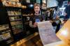 MIKE DEAL / FREE PRESS
                                Jenna Priestner, co-owner of Sidestage at 700 Osborne St., and a musician in Mobina Galore. Sidestage doesn&rsquo;t use AI, and a recent hand-drawn poster Priestner made for a karaoke event got a lot of buzz for its anti-AI caption on social media.