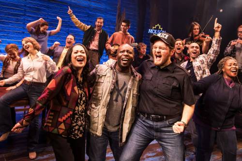 MATTHEW MURPHY PHOTO
                                The Broadway hit Come From Away is set in Gander, N.L., where visitors undergo a fishy initiation.