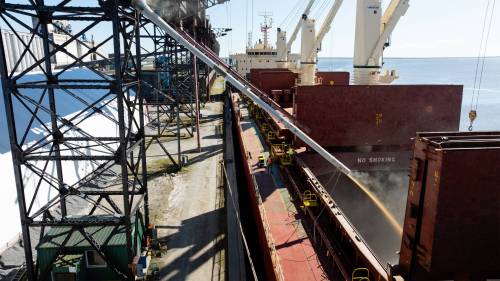 SUPPLIED
                                A grain shipment is loaded at the Port of Churchill. Investments in the Port of Churchill project will receive a provincial sales-tax exemption, Manitoba Premier Wab Kinew announced Monday.