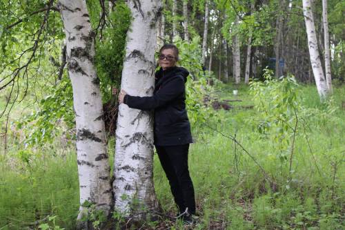 SUPPLIED
                                Along with her love of family, Carol Wood grew up in love with the land.