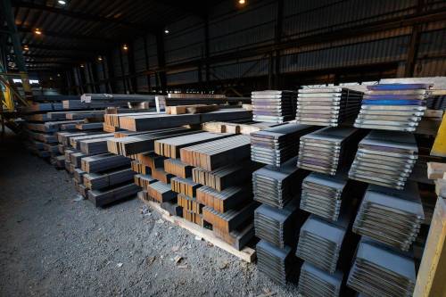 MIKE DEAL / FREE PRESS FILES
                                Unionized members at Selkirk&rsquo;s steel mill voted to strike July 23.
