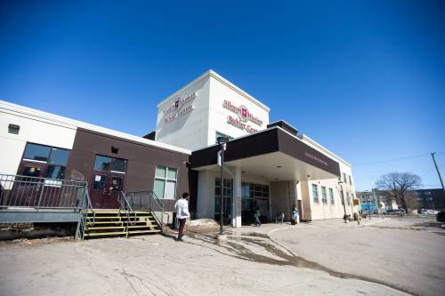 MIKAELA MACKENZIE / FREE PRESS FILES
                                Shelter leaders laid out what they described as a road forward for the Siloam Mission during a town hall Thursday night at the Millennium Centre on Main Street.