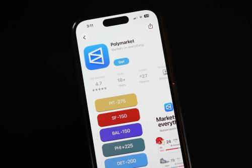 Erin Hooley / The Associated Press files
                                Big name prediction market apps Polymarket and Kalshi offer bettors the &lsquo;Wild West ... 	you can bet on all of it,&rsquo; says University of Manitoba finance Prof. Shiu-Yik Au.