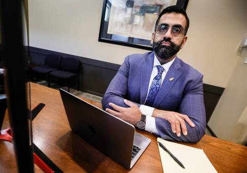 JOHN WOODS / FREE PRESS FILES
                                Obby Khan, former leader of the Manitoba PC opposition party, resigned as leader and quit the caucus Monday saying some party members were secretly plotting his ouster.