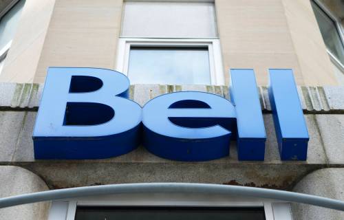 Bell Canada signage is pictured in Ottawa on Wednesday Sept. 7, 2022. The Competition Bureau says Bell Media must sell nearly 700 advertising displays in Ontario and Quebec as a condition of its $410-million acquisition of outdoor advertising company Outfront Media Inc.&rsquo;s Canadian operations. THE CANADIAN PRESS/Sean Kilpatrick