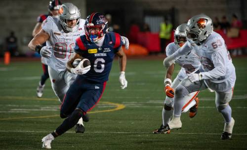 Peter McCabe / THE CANADIAN PRESS FILES
                                Montreal Alouettes wide receiver Tyson Philpot hopes to help the playoff chances of his brother&rsquo;s Calgary Stampeders in Saturday&rsquo;s game.