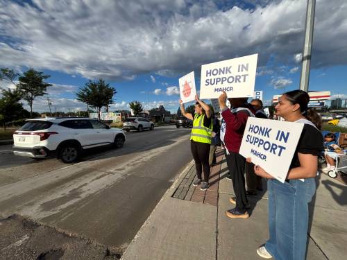 Free Press file photo
                                Striking Dynacare employees have been declared &ldquo;essential workers&rdquo; by the Manitoba Labour Board.