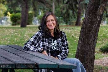 MIKE DEAL / FREE PRESS FILES
                                Katherena vermette has made the three-person short list for the inaugural Nancy Flight Writers&rsquo; Trust Prize for Nonfiction Editing.